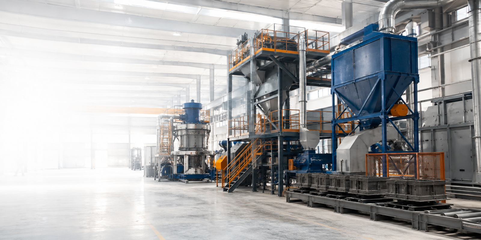Modern foundry equipment manufacturing facility